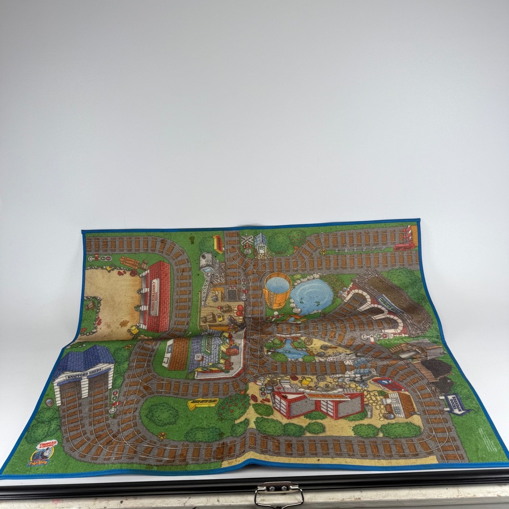 Thomas & Friends Take Along Play Mat 2007 Felt Train Track Sodor 38x28
